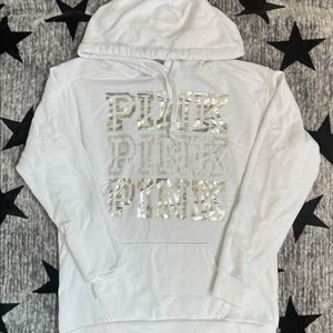 Used pink XS bling sweater